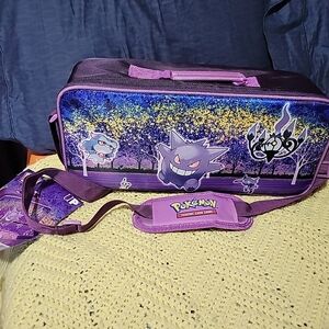 Pokemon Gengar HAUNTED HOLLOW Ultra Pro Deluxe Gaming Trove Card Carry Case